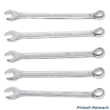 Zoll Maul-Ringschlüssel-Set, 5 teilig