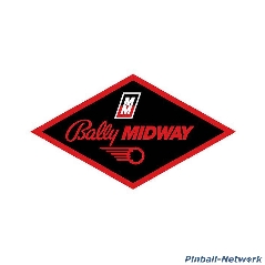 Bally Midway Coin Door Decal