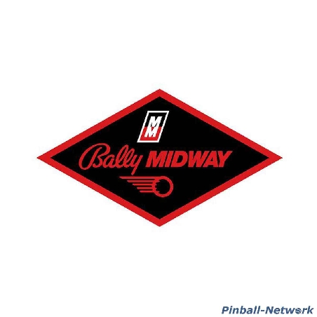 Bally Midway Coin Door Decal