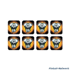 Harley-Davidson Sega/Stern Drop Target Decals