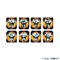 Harley-Davidson Sega/Stern Drop Target Decals