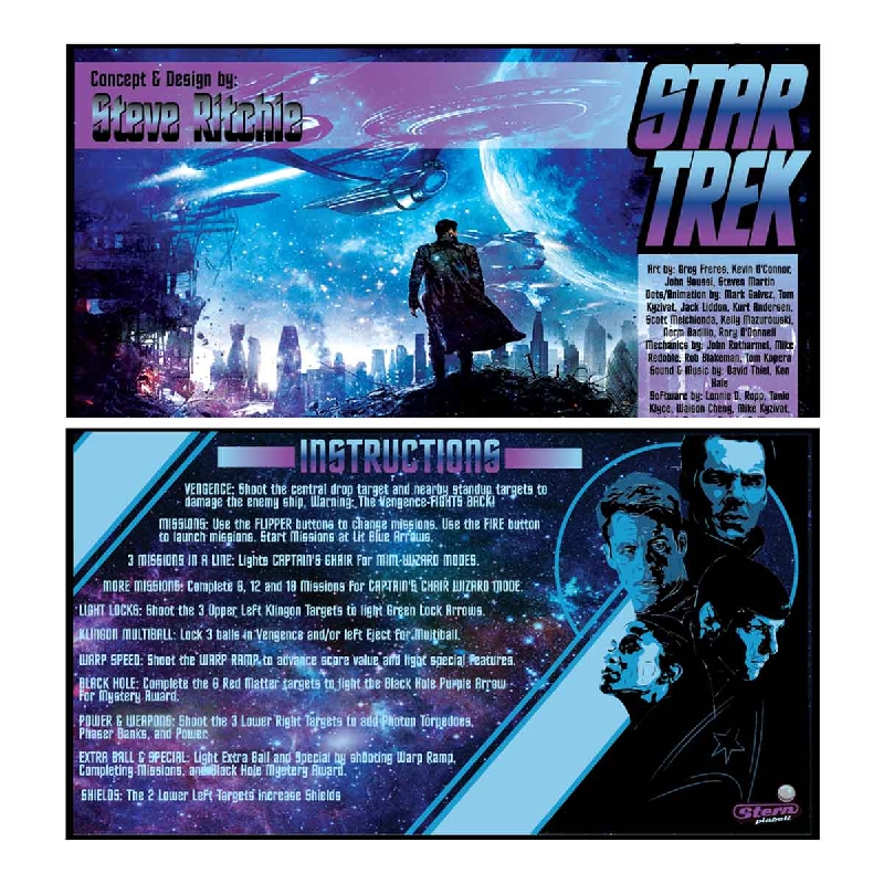 Star Trek Stern Custom Cards