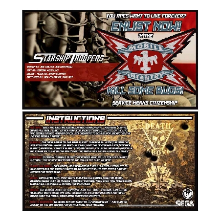 Starship Troopers Custom Cards