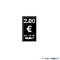 Geldeinwurfschild 2 Euro