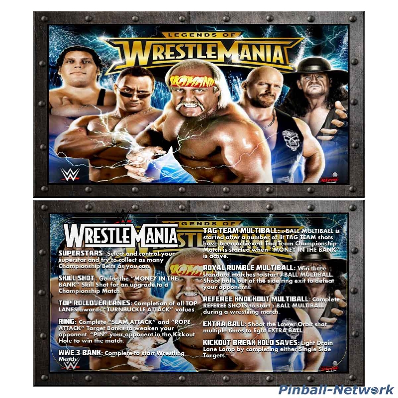 Wrestlemania Custom Cards