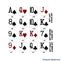 World Poker Tour Drop Target Decals