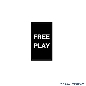 Geldeinwurfschild Free Play