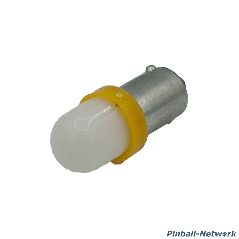 LED Flipperlampe BA9s, gelb