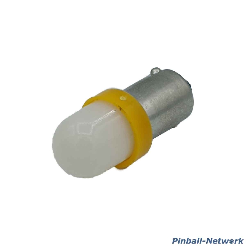 LED Flipperlampe BA9s, gelb