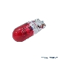 #555 Flipperlampe mit Glassockel, rot