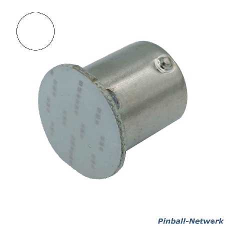 LED Flasherlampe BA15s, weiß