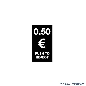 Geldeinwurfschild 50 Cent - Aktion