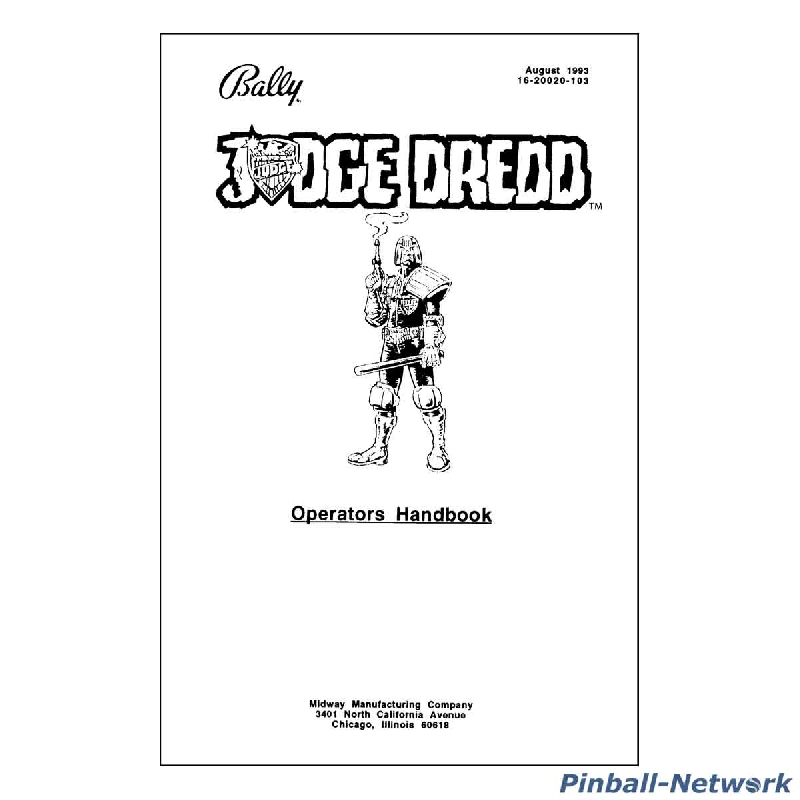 Judge Dredd Operators Handbook, Original
