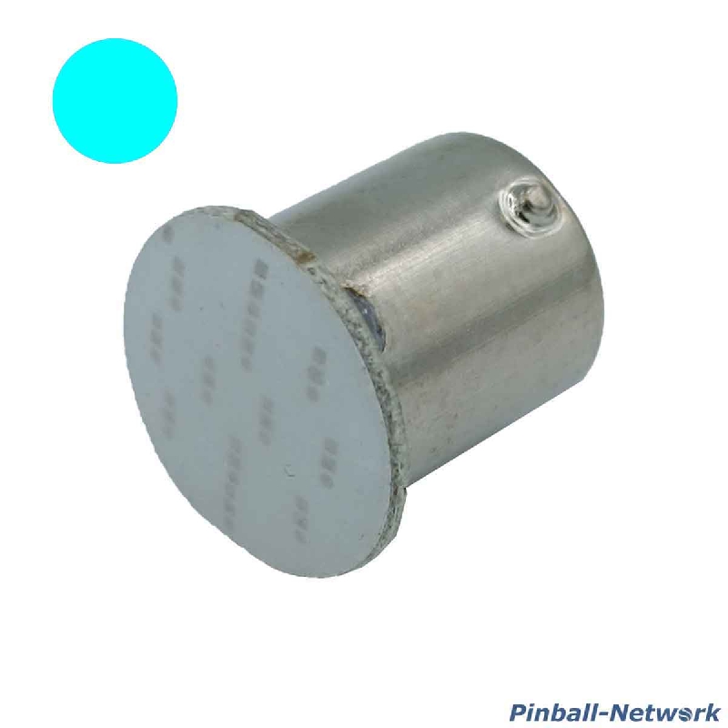 LED Flasherlampe BA15s, cyan LED Flasherlampe BA15s, cyan