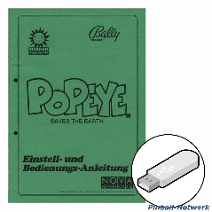 Popeye Saves The Earth Einstell- und Bedienungs-Anleitung