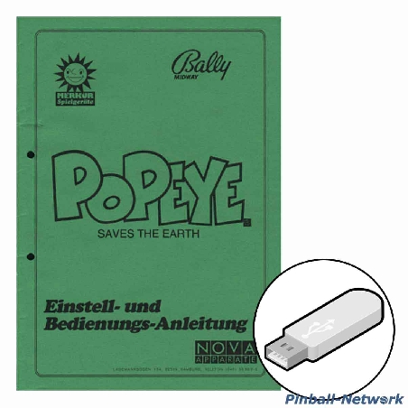 Popeye Saves The Earth Einstell- und Bedienungs-Anleitung