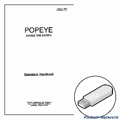 Popeye Saves The Earth Operators Handbook