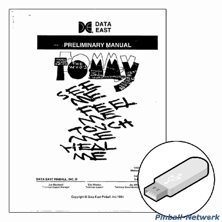 The Who's Tommy Pinball Wizard Operations Manual