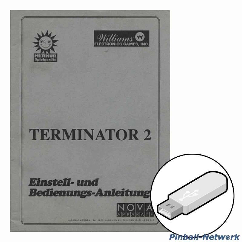 Terminator 2: Judgment Day Einstell- und Bedienungs-Anleitung